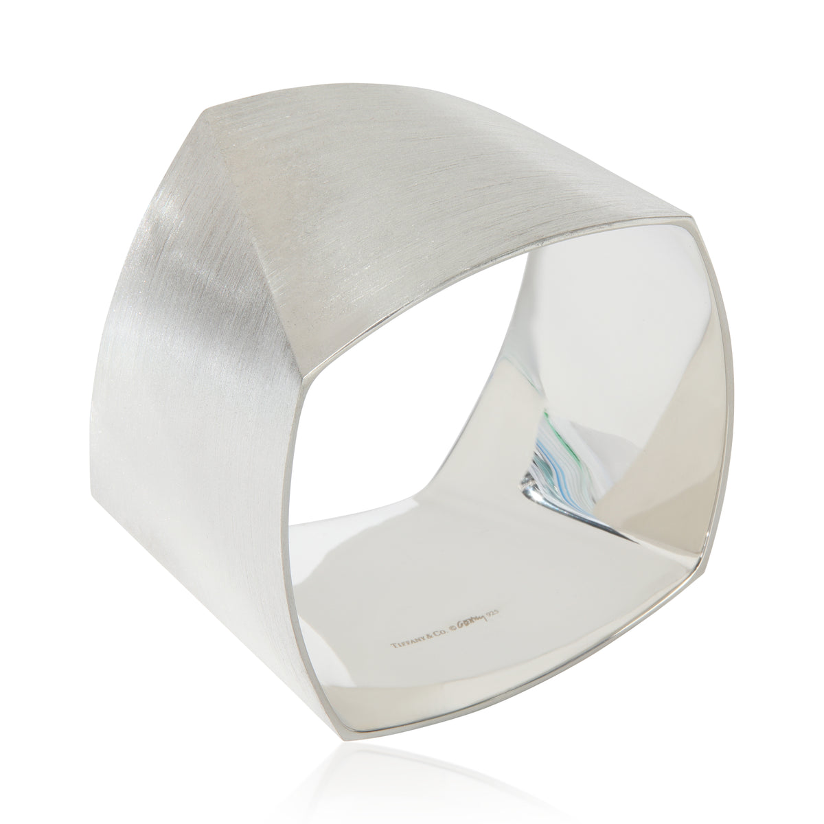 Sterling Silver  Frank Gehry Torque Bracelet