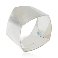 Sterling Silver  Frank Gehry Torque Bracelet