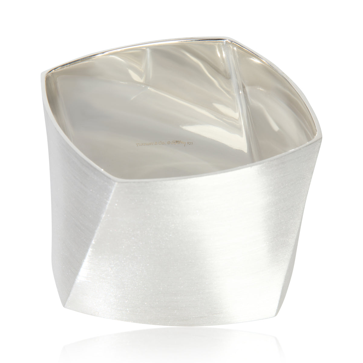 Sterling Silver  Frank Gehry Torque Bracelet