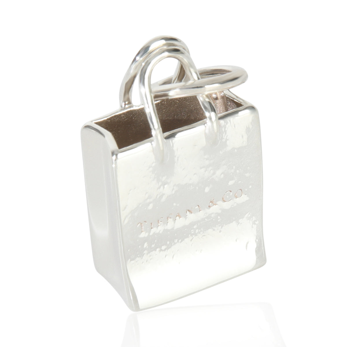 Sterling Silver  Shopping Bag Charm