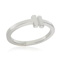 Sterling Silver  Tiffany T Square Hinged Bracelet