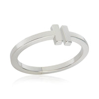 Sterling Silver  Tiffany T Square Hinged Bracelet