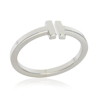 Sterling Silver  Tiffany T Square Hinged Bracelet