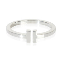 Sterling Silver  Tiffany T Square Hinged Bracelet