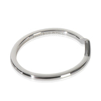 Platinum  Knife Edge Curved Wedding Band