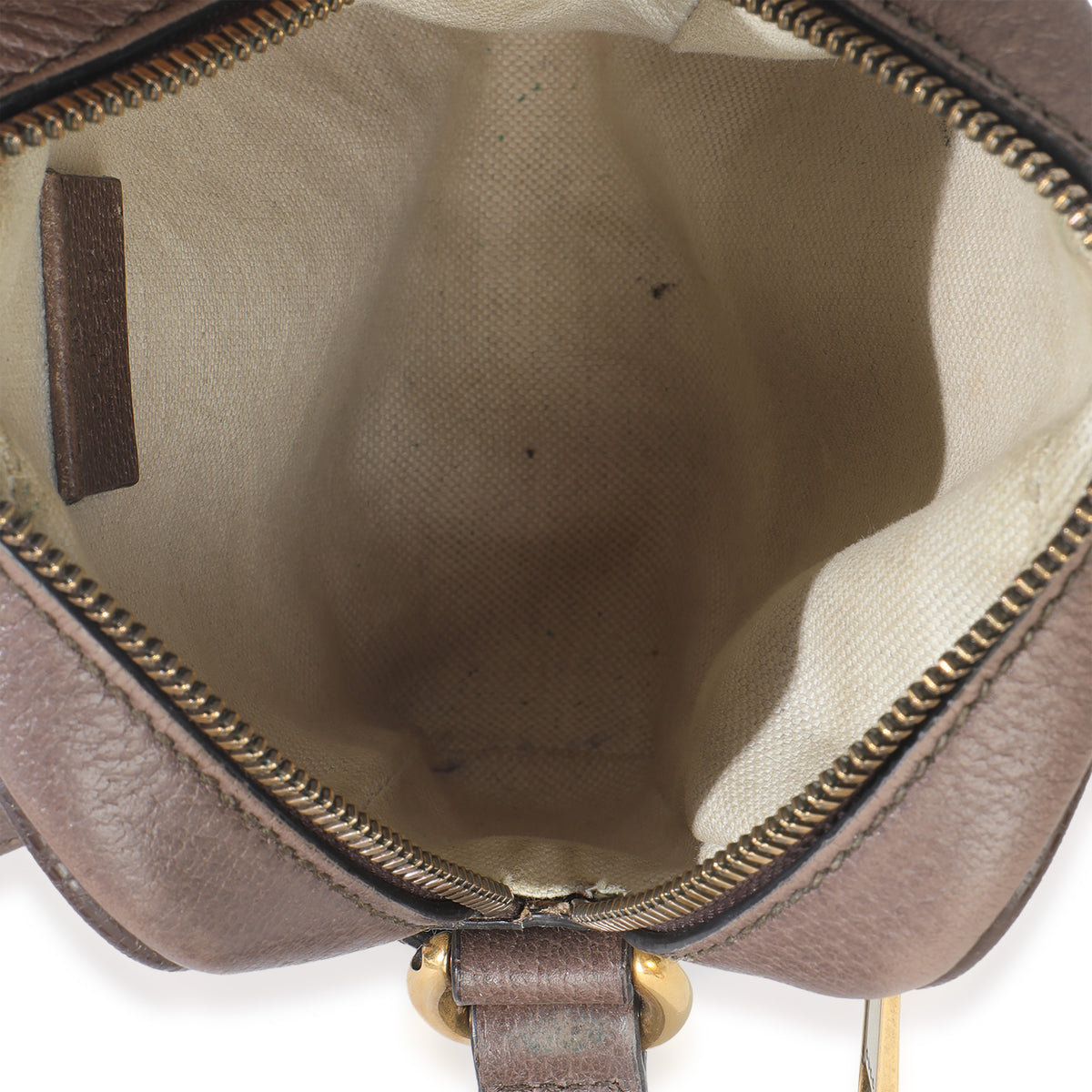 Beige GG Supreme Canvas Ophidia Mini Messenger
