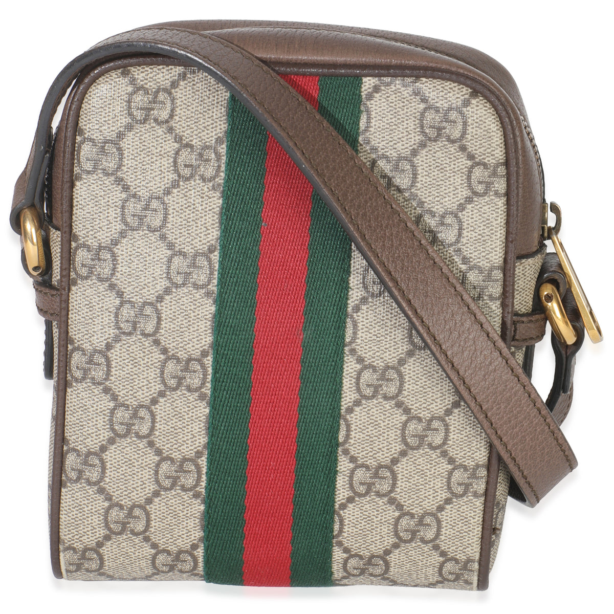 Beige GG Supreme Canvas Ophidia Mini Messenger