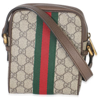 Beige GG Supreme Canvas Ophidia Mini Messenger