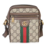 Beige GG Supreme Canvas Ophidia Mini Messenger