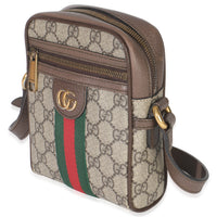 Beige GG Supreme Canvas Ophidia Mini Messenger