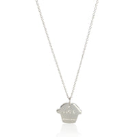 Sterling Silver  Cupcake Pendant