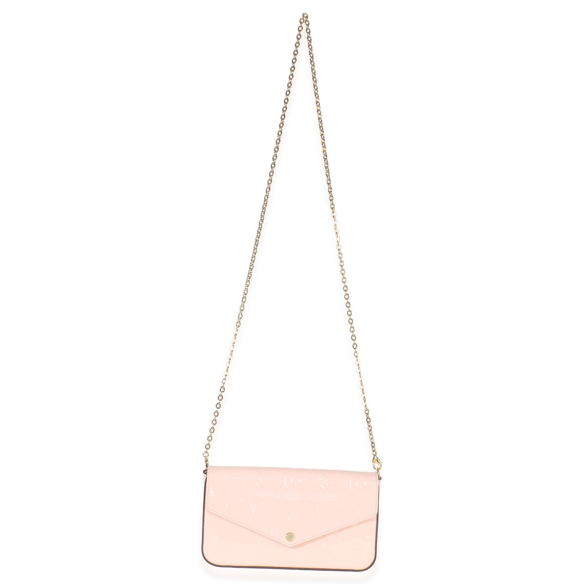 Rose Ballerine Monogram Vernis Felicie Pochette