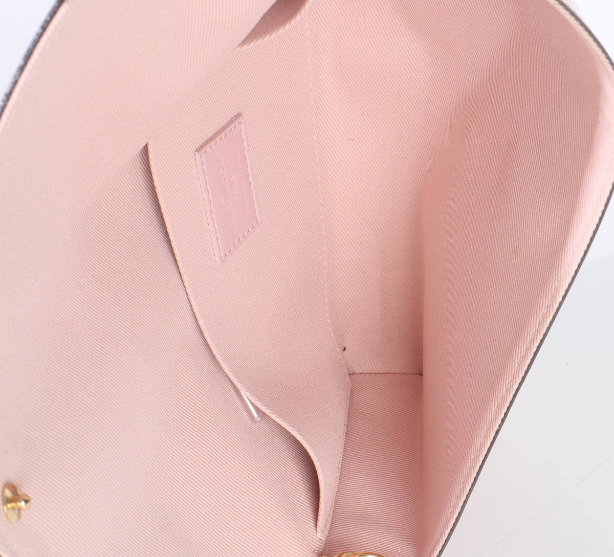 Rose Ballerine Monogram Vernis Felicie Pochette