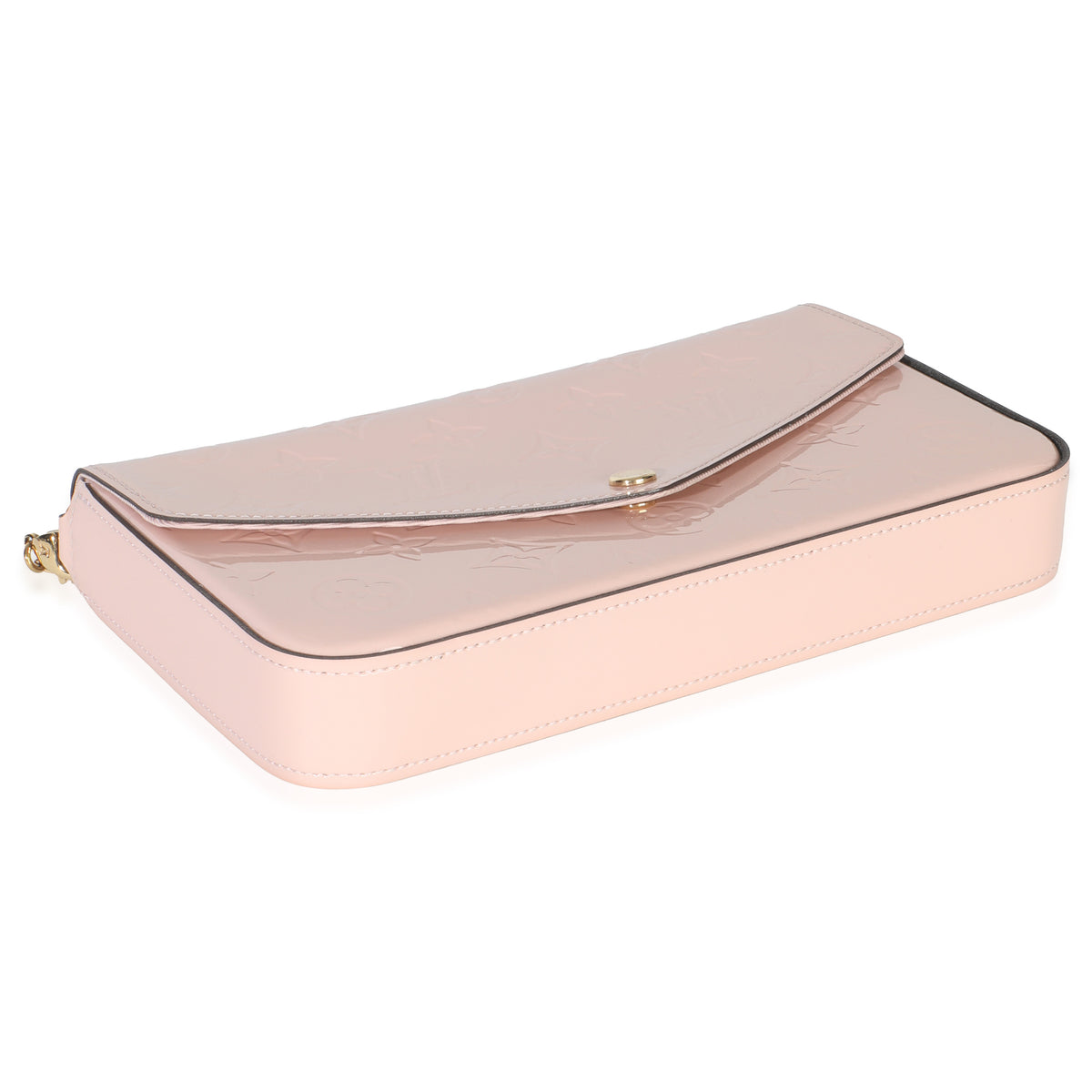 Rose Ballerine Monogram Vernis Felicie Pochette