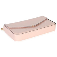 Rose Ballerine Monogram Vernis Felicie Pochette