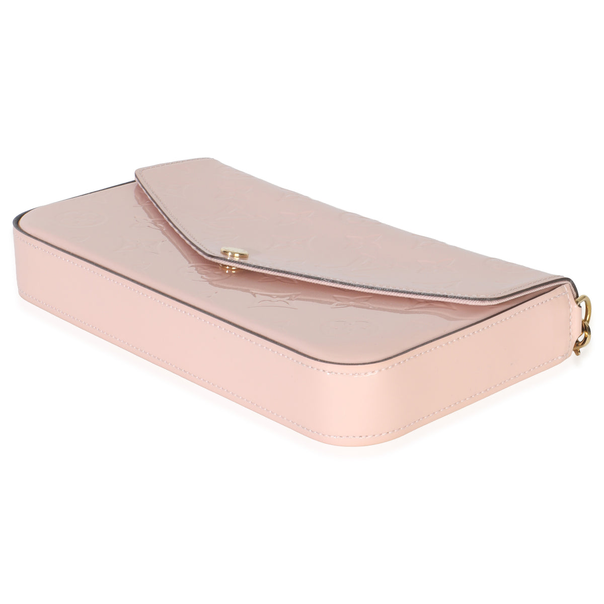 Rose Ballerine Monogram Vernis Felicie Pochette