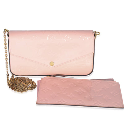 Rose Ballerine Monogram Vernis Felicie Pochette