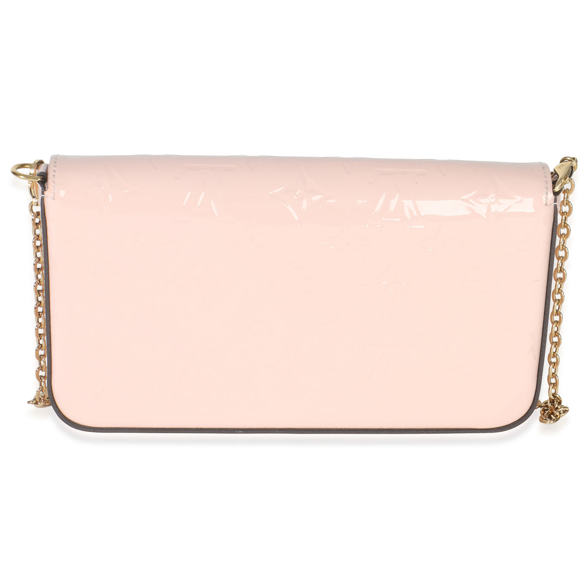 Rose Ballerine Monogram Vernis Felicie Pochette