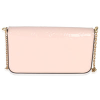 Rose Ballerine Monogram Vernis Felicie Pochette