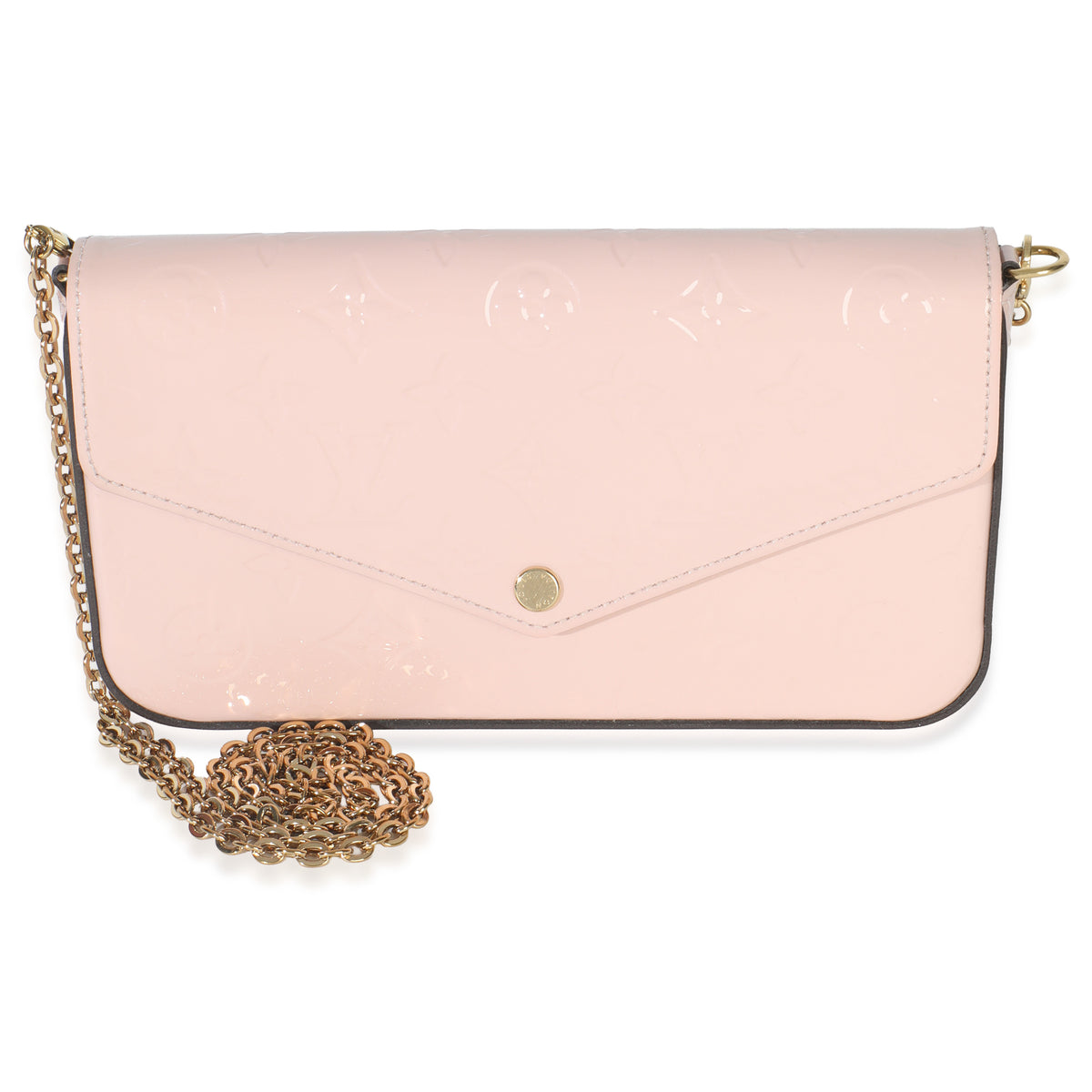 Rose Ballerine Monogram Vernis Felicie Pochette