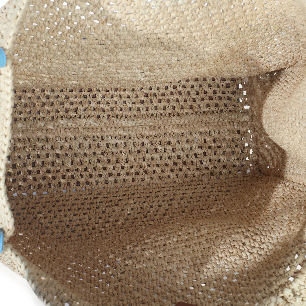Natural Raffia Calfskin Portofino OnTheGo MM