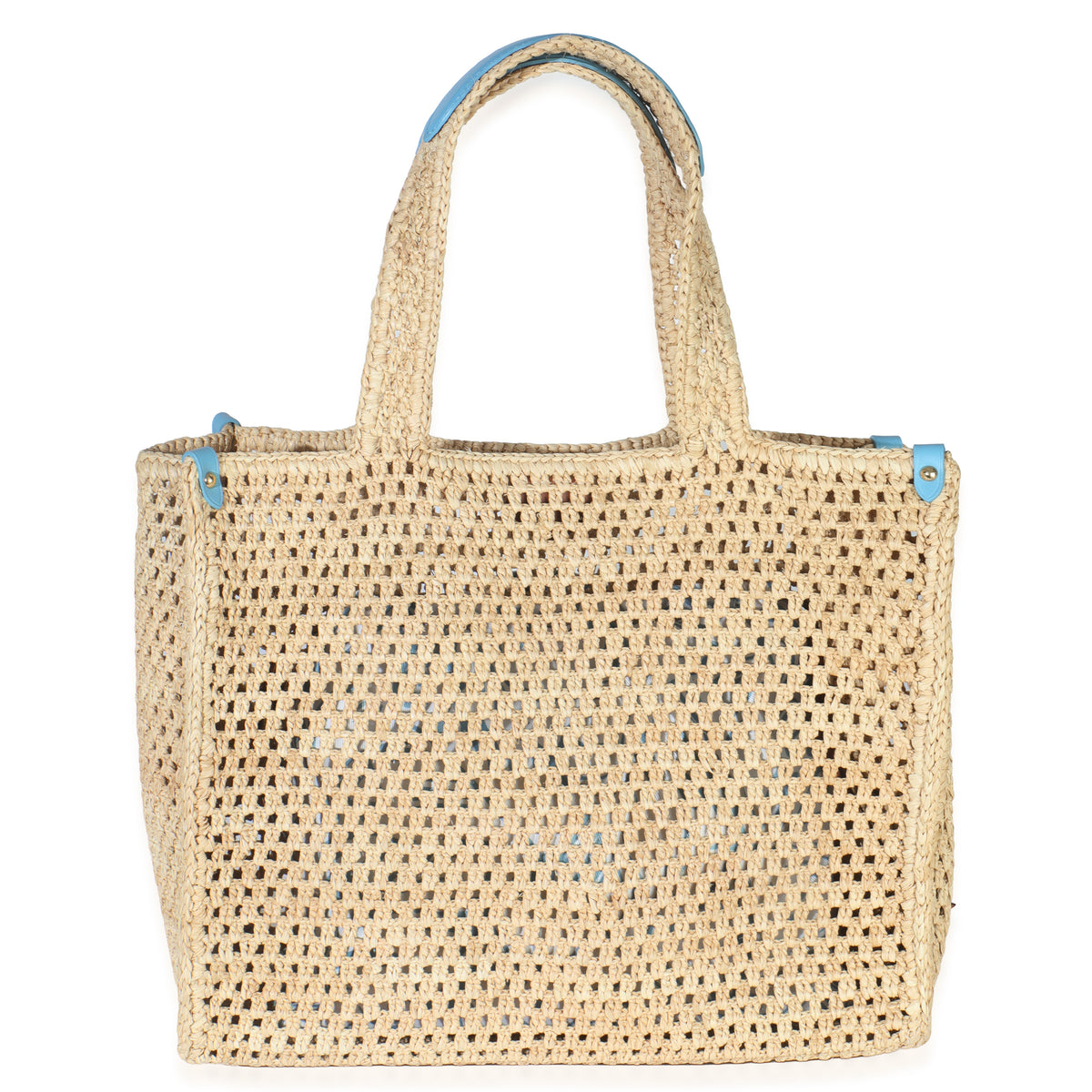 Natural Raffia Calfskin Portofino OnTheGo MM