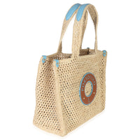 Natural Raffia Calfskin Portofino OnTheGo MM