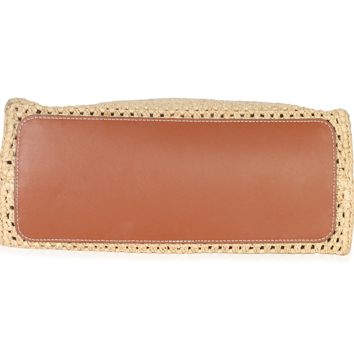 Natural Raffia Calfskin Portofino OnTheGo MM