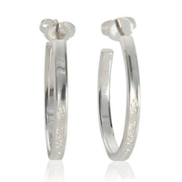 Sterling Silver  Medium 1837 Hoop Earrings