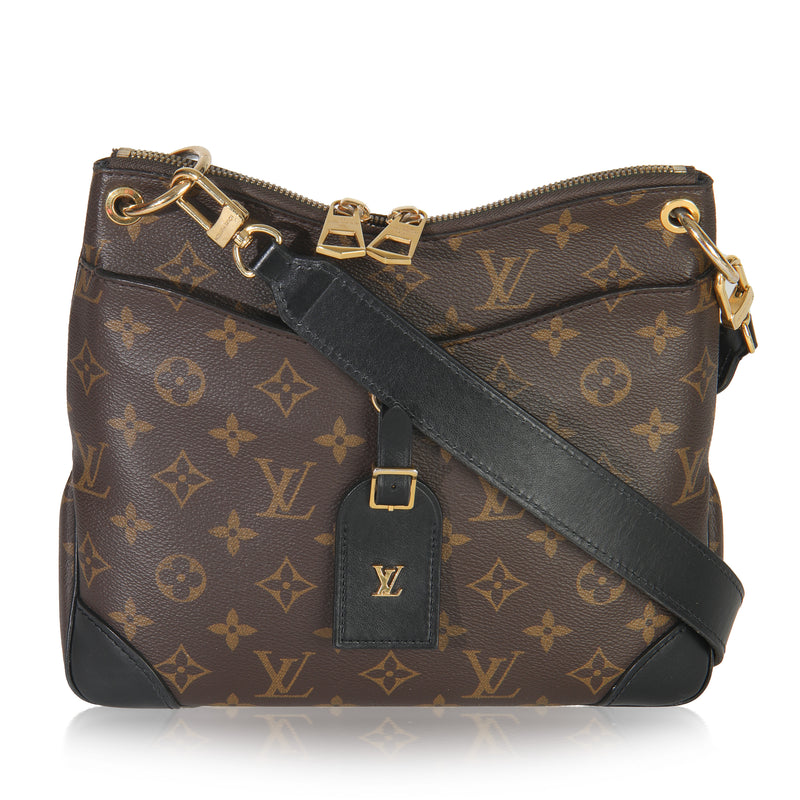 Black Monogram Canvas Odeon PM NM