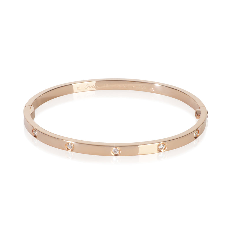 Cartier Rose Gold Diamond Small Model Love Bracelet fv