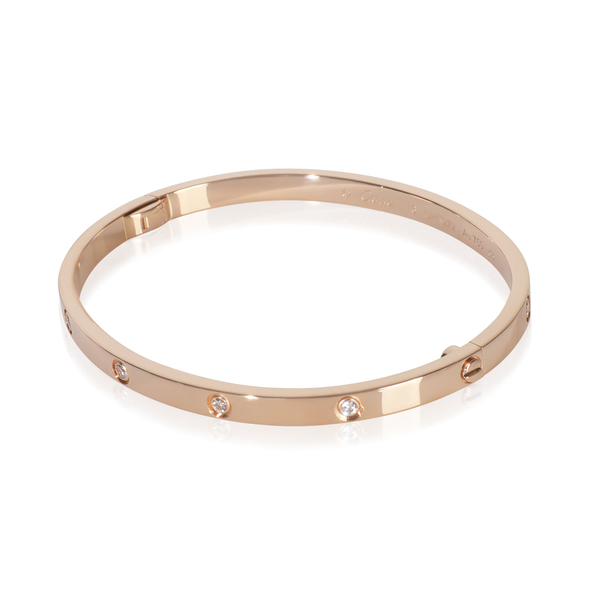 Cartier Rose Gold Diamond Small Model Love Bracelet sv