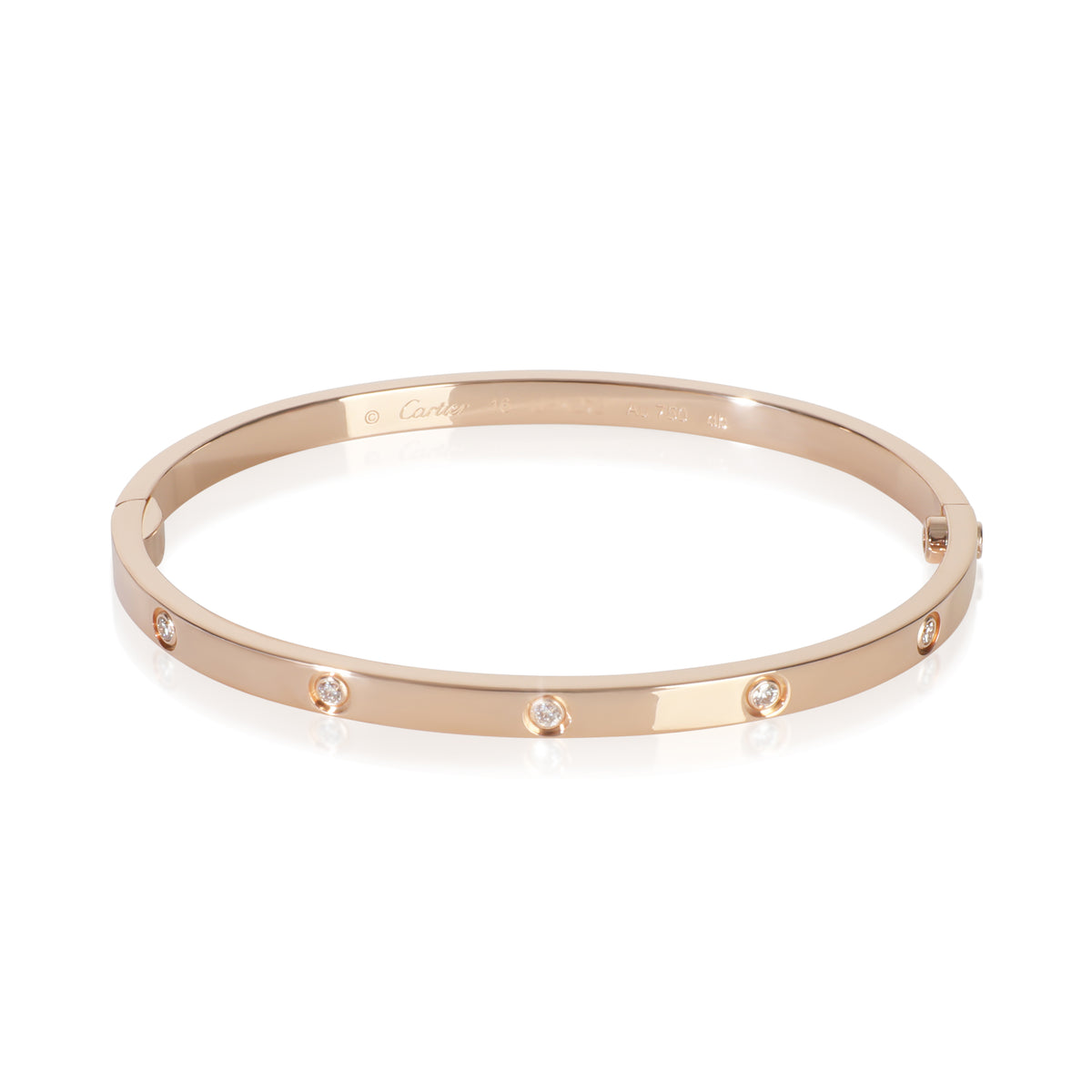 Rose Gold Diamond Small Model Love Bracelet