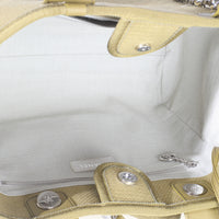 23A Green Mixed Fibers Large Deauville Tote