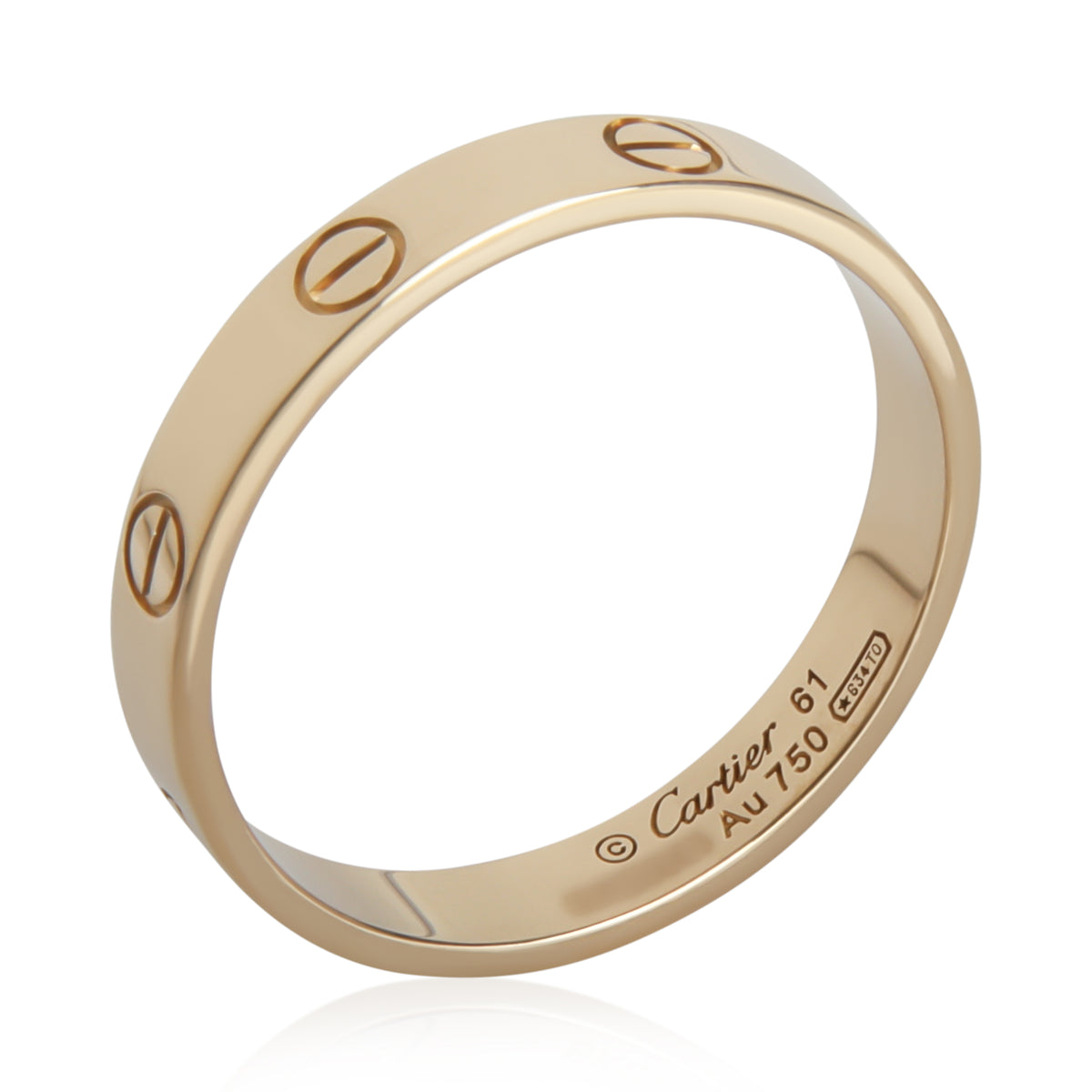 Yellow Gold  Small Model Love Ring