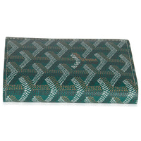 Goyard Green ine Canvas Saint Pierre Card Holder Handbag bv
