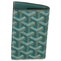 Goyard Green ine Canvas Saint Pierre Card Holder Handbag pv