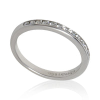 Platinum Diamond Channel Set Band