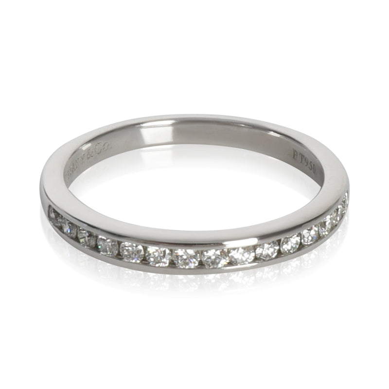 Platinum Diamond Channel Set Band