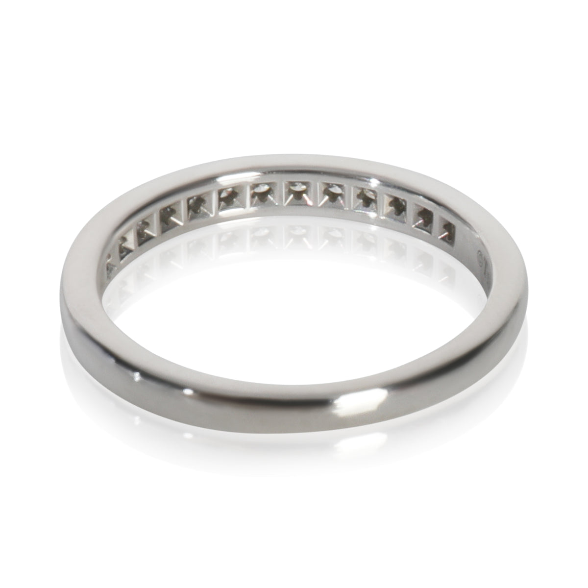 Platinum Diamond Channel Set Band