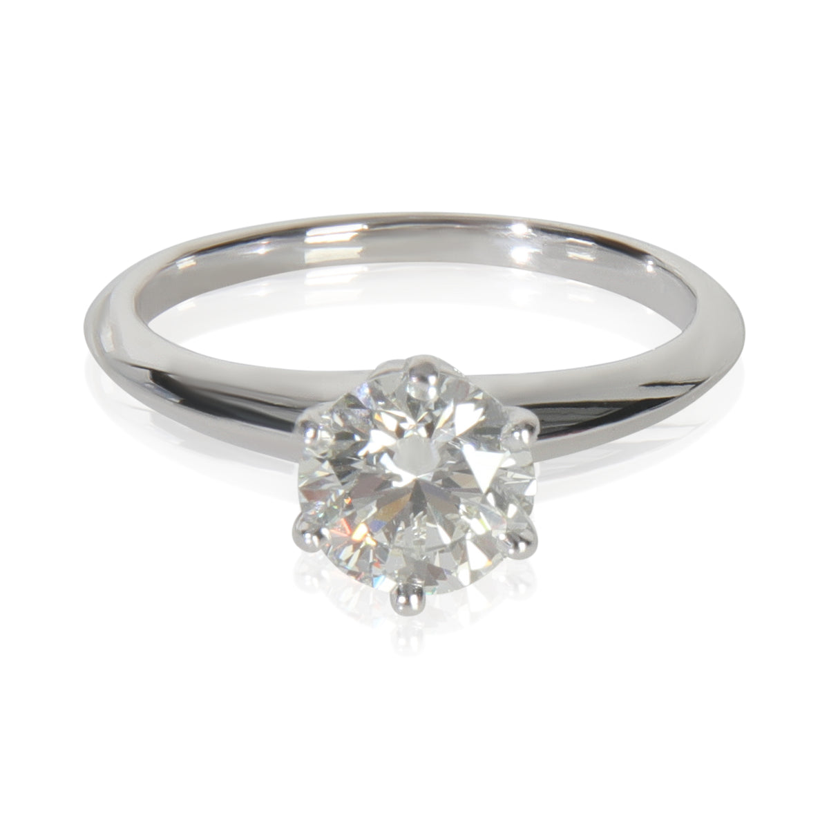 Tiffany & Co. 1.12 ct Round Brilliant Diamond Engagement Ring fv