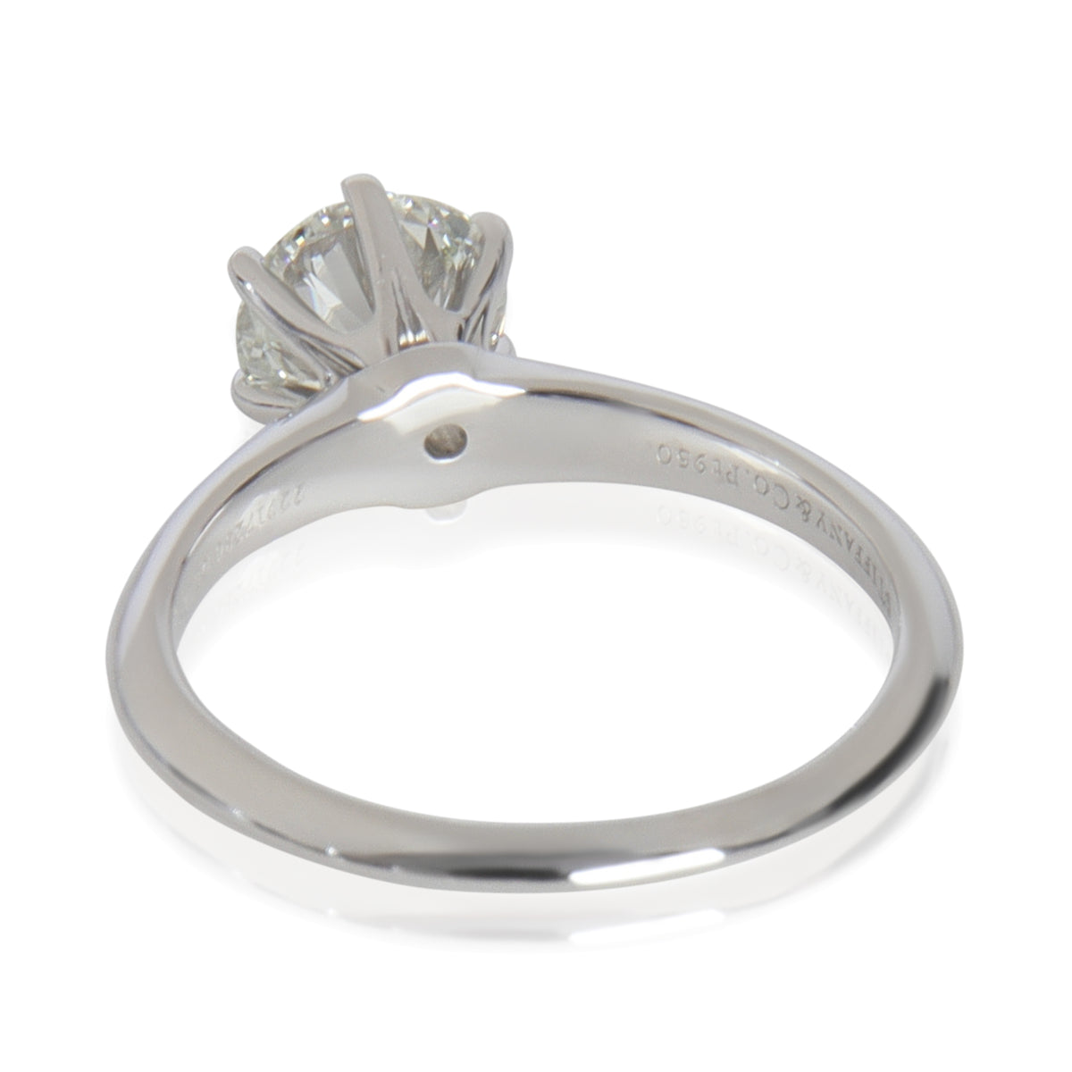 Tiffany & Co. 1.12 ct Round Brilliant Diamond Engagement Ring pv