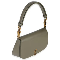 Saint Laurent Strong Moss Smooth Leather Mini Voltaire Handbag pv