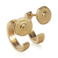 Yellow Gold  Small Model Love Hoop Earrings