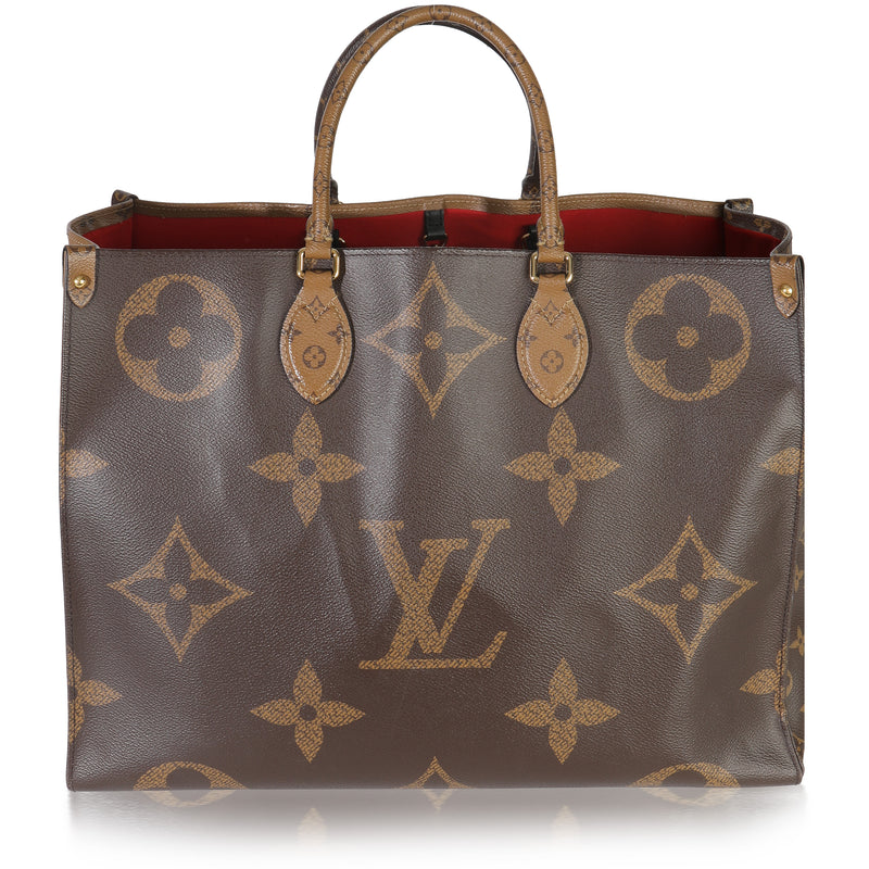 Reverse Monogram Canvas Onthego GM