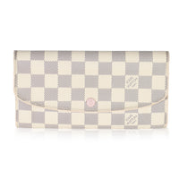 Damier Azur Canvas Emilie Wallet