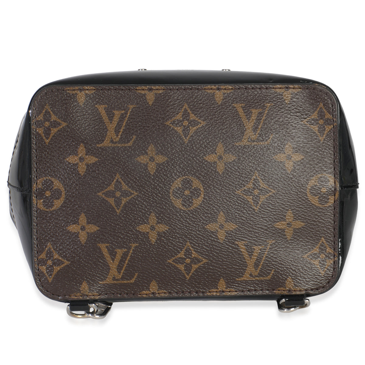 Louis Vuitton Black Patent Monogram Hot Springs Backpack Handbag box