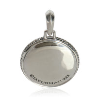 Sterling Silver  Maritime Compass Amulet Pendant