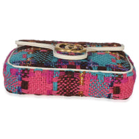 Pink Multicolor Tweed Spicy Check Super Mini GG Marmont