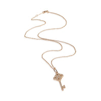 Rose Gold Diamond Mini Victoria Key Pendant